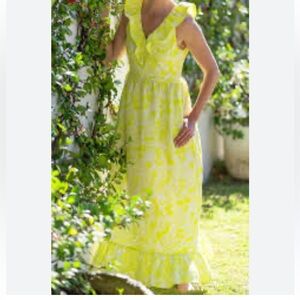 CK BRADLEY Edith Maxi sleeveless ruffle detail LIKE NEW